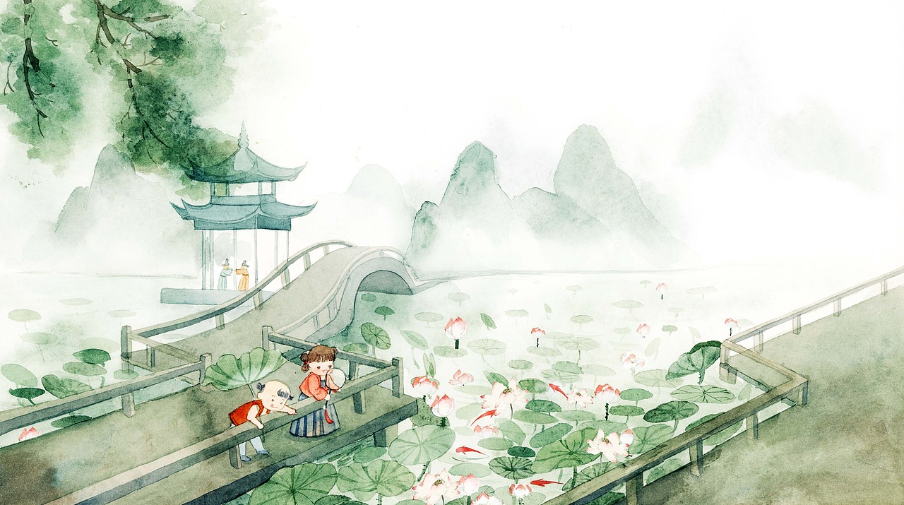 晓出净慈寺送林子方 br>毕竟西湖六月中,风光不与四时同.