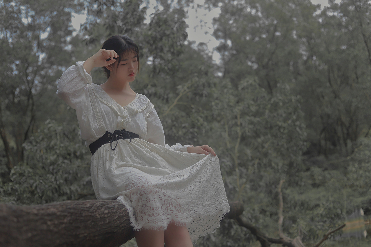 白衣林（圖ZMjQ2OTU4MzQ0） - 人像攝影 - 站酷設計師川楓鈴木原創(chuàng)素材 - 站酷ZCOOL