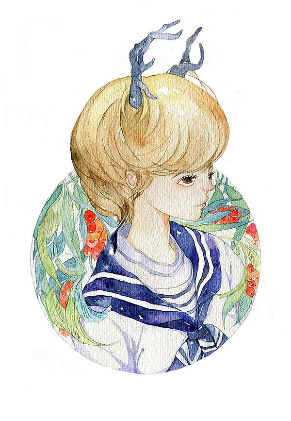 水彩森活绘-2017 水彩作品总结（图ZOTcyMjM2MzY=） - 创作习作 - 站酷设计师浮岛鲸原创素材 - 站酷ZCOOL