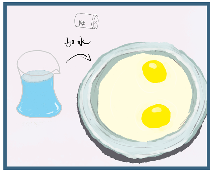 蒸蛋怎么画简单又好看图片