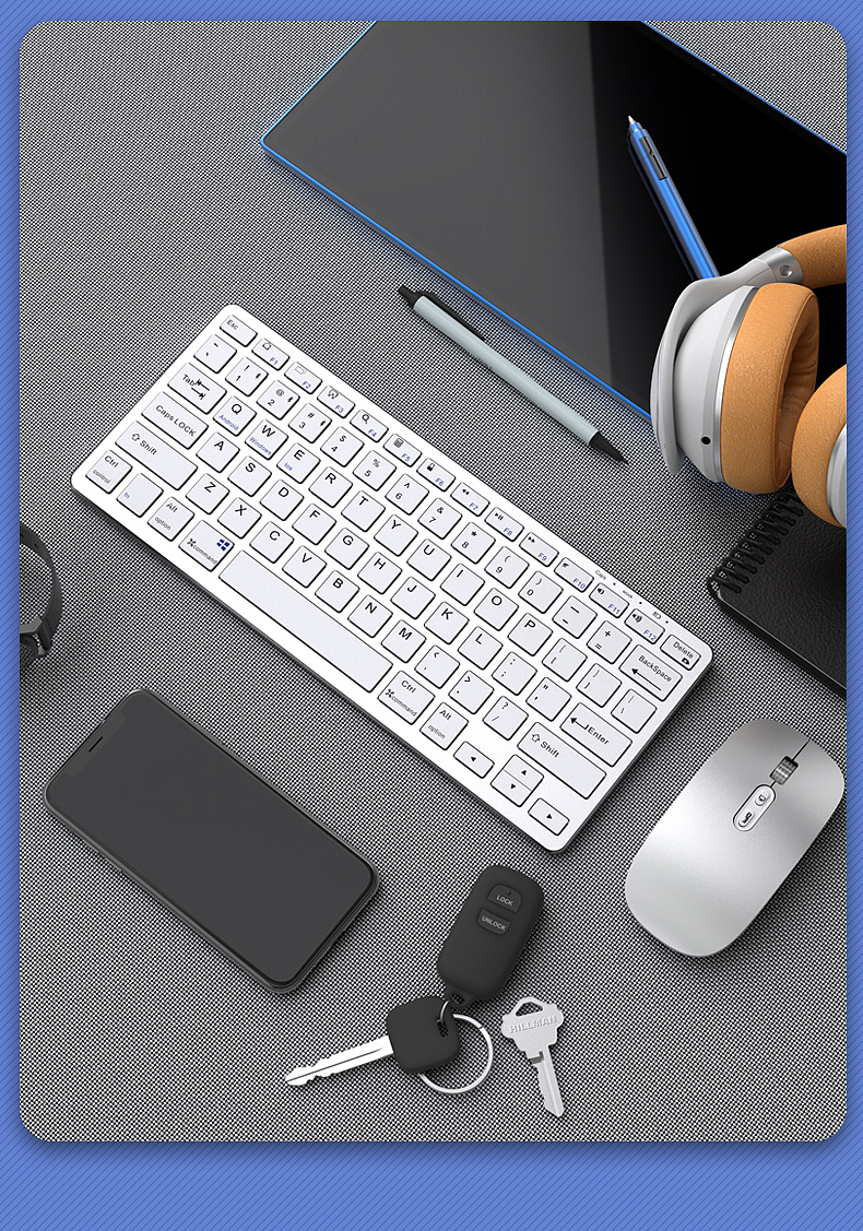 蓝牙无线键盘渲染