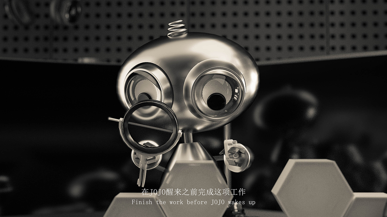 「works」Astromechanic Robot（图ZMjU3NDkyMTg0） - 其他三维 - 站酷设计师吴易困原创素材 - 站酷ZCOOL