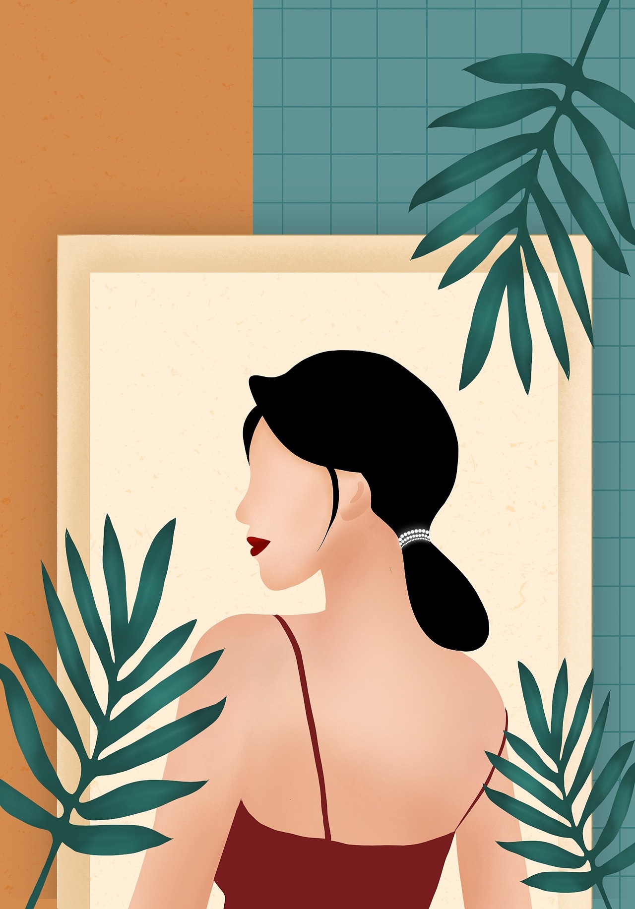 扁平人物插画（图ZMjg4NjAzOTQ0） - 商业插画 - 站酷设计师美朵花吉原创素材 - 站酷ZCOOL
