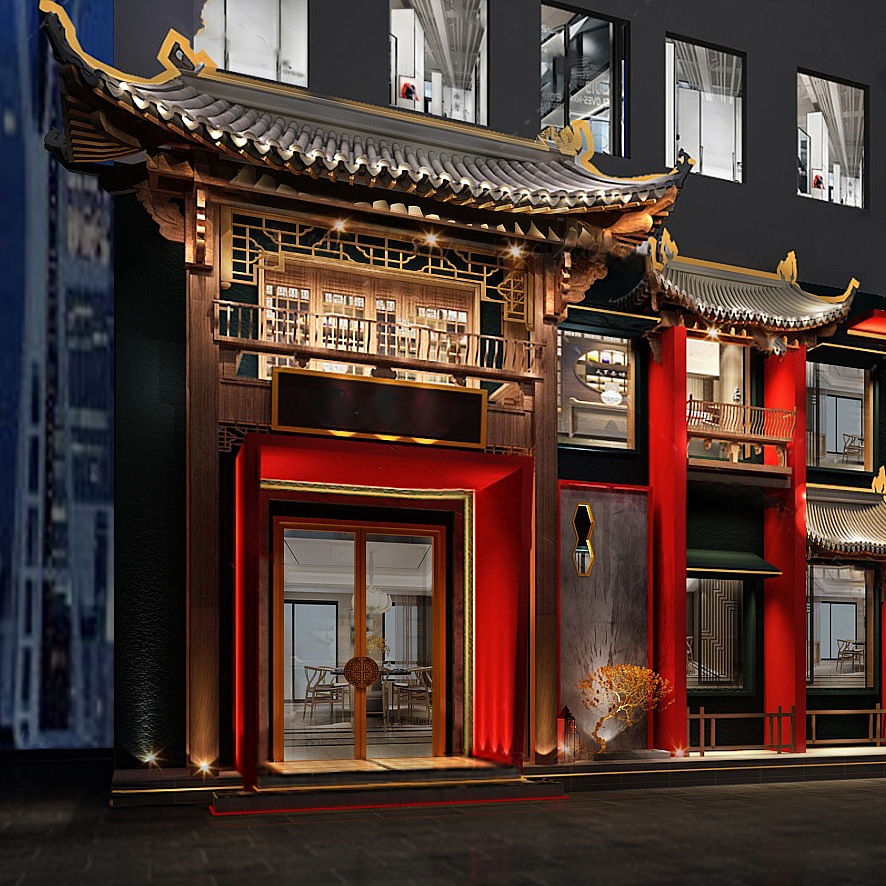 创意餐饮店门头设计