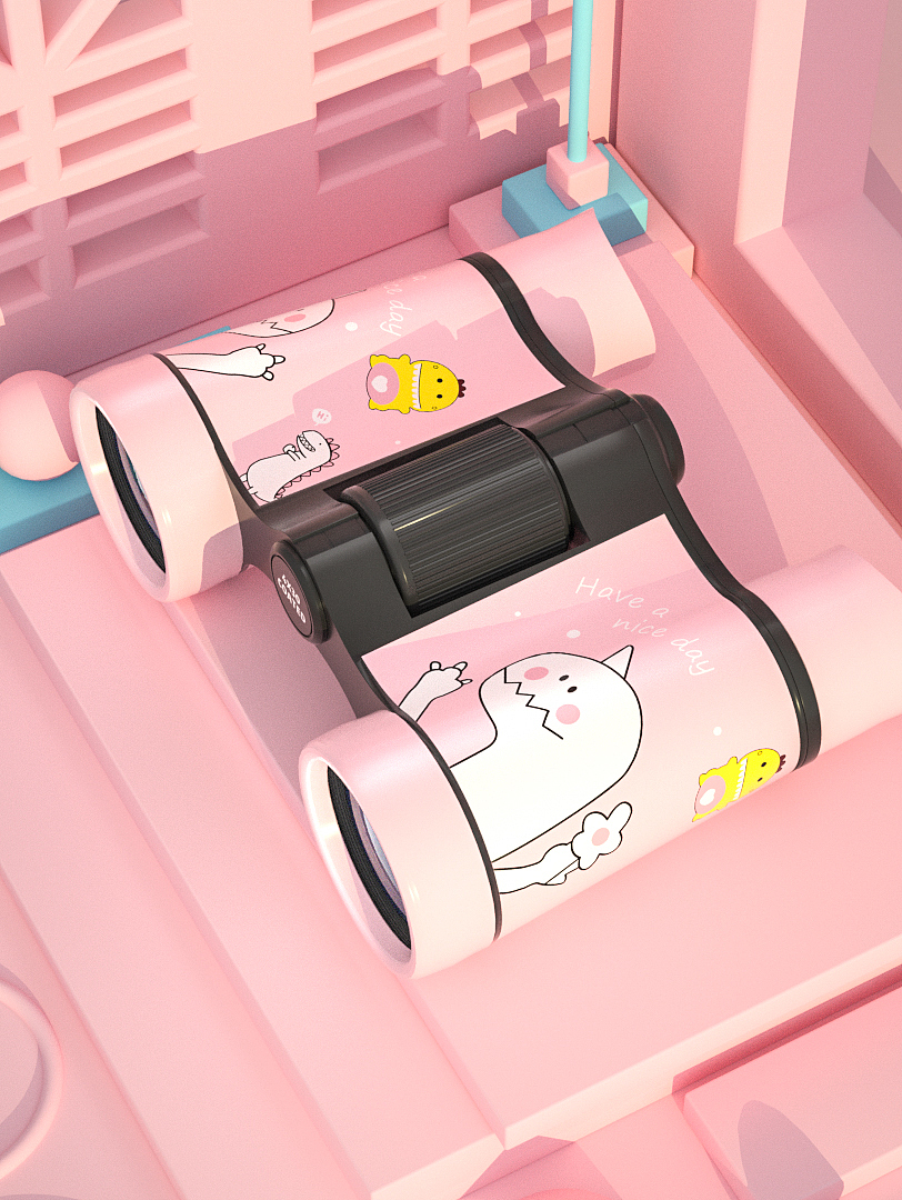 清让品牌-儿童望远镜|动画视频|三维宣传片|C4D栏目