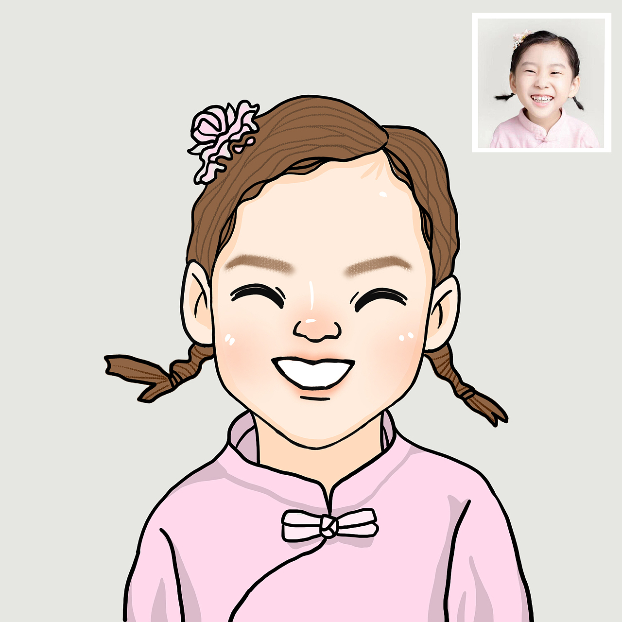 照片转手绘卡通头像来一波