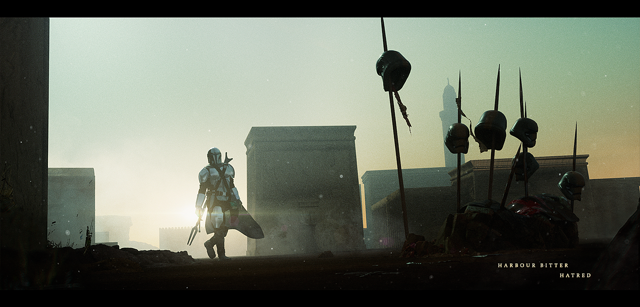 Mandalorian | 风格图练习（图ZMjc5MzYyMDMy） - 动画/影视 - 站酷设计师Carson_卡森原创素材 - 站酷ZCOOL