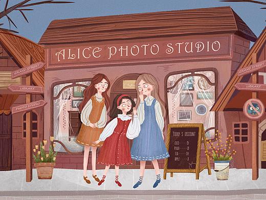 悠閑的一天（個(gè)人主頁(yè)-ZMzYzMzk3NTI=） - 商業(yè)插畫(huà) - 站酷設(shè)計(jì)師許愿少女Cc原創(chuàng)素材 - 站酷ZCOOL