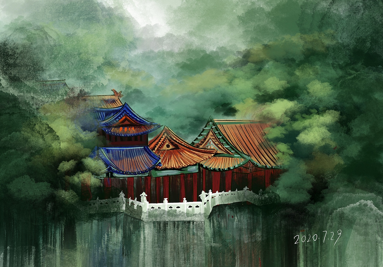 珠海圆明新园一景