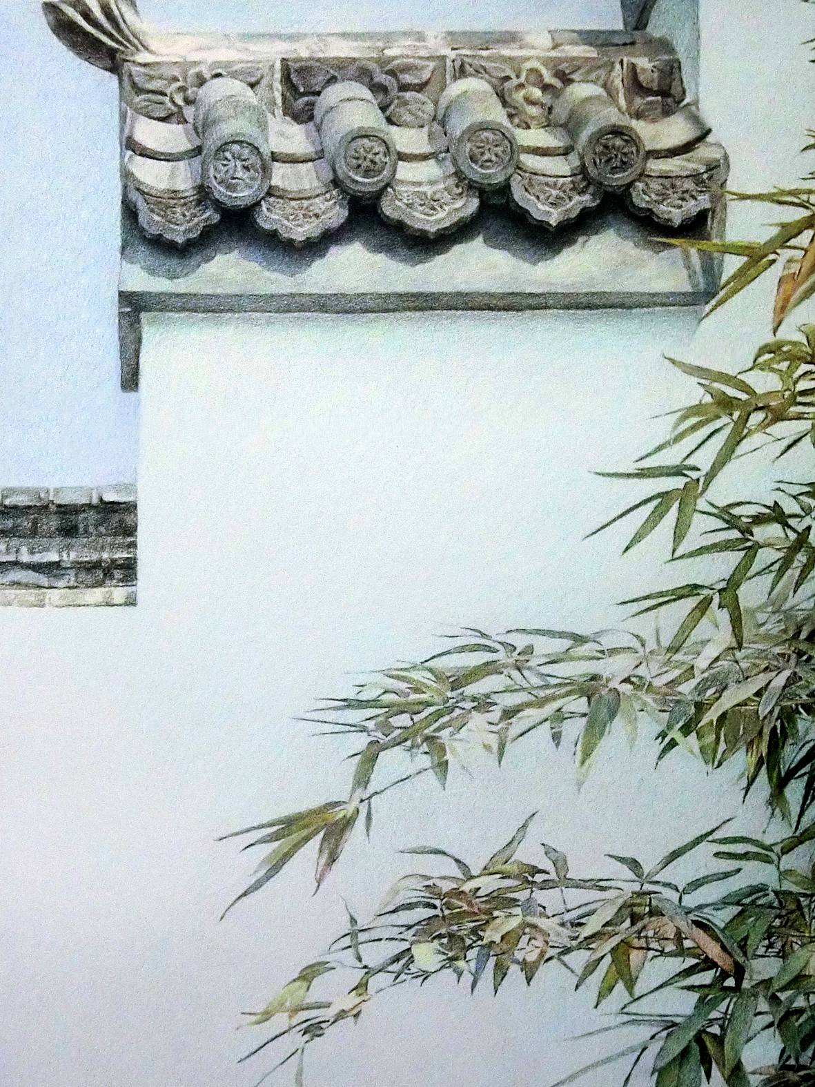 彩铅的魅力 —《新竹》（图ZOTE0NTI1MDQ=） - 绘画 - 站酷设计师有毒之水原创素材 - 站酷ZCOOL