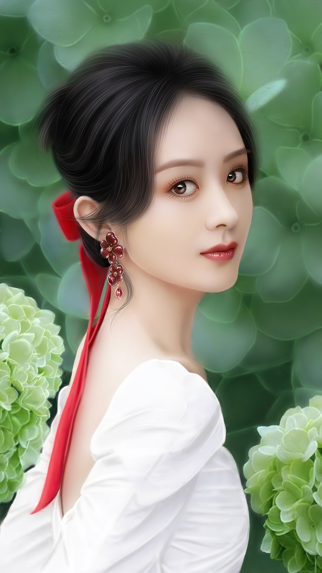 赵丽颖（图ZMjc5MjA5MzI4） - 艺术插画 - 站酷设计师影子的翅膀原创素材 - 站酷ZCOOL