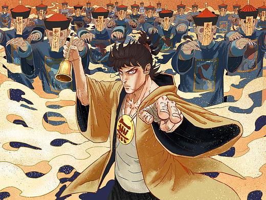 《天师无门》（个人主页-ZMzU2MjYyMzI=） - 商业插画 - 站酷设计师不正crook原创素材 - 站酷ZCOOL