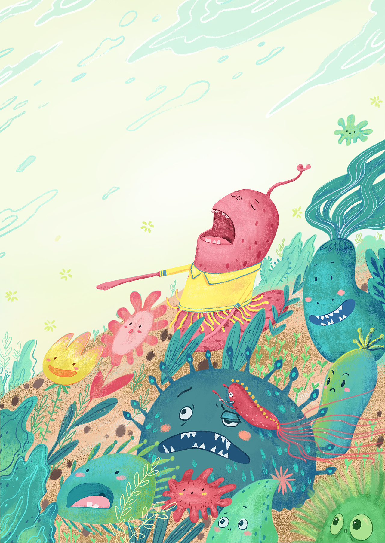 《灰尘的旅行》插画