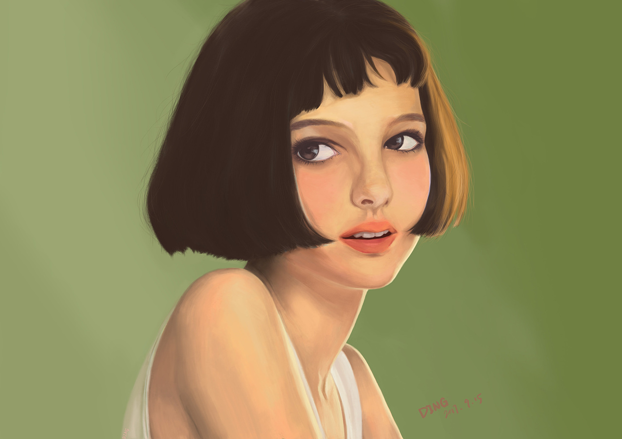 练习--玛蒂尔达|插画|插画习作|阿丁ding - 原创作品 - 站酷 (zcool)