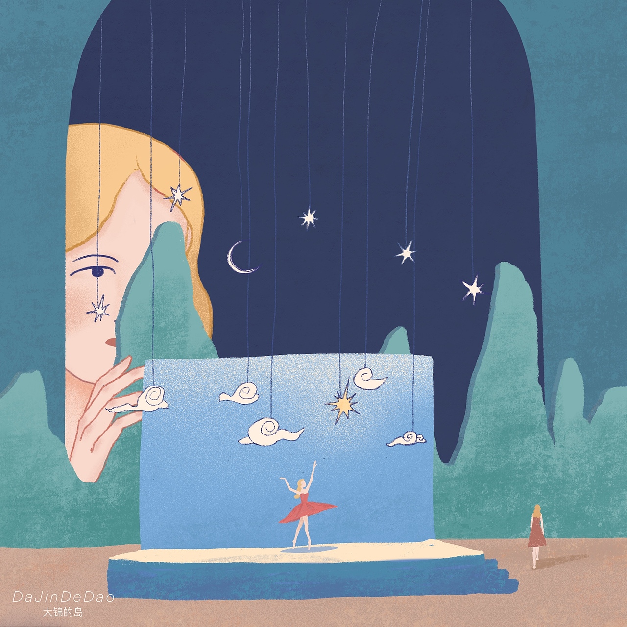 命运旅途中，每个人演出的时间是规定的，冥冥中注定，该离场的时候，多不舍得，也得离开。——亦舒