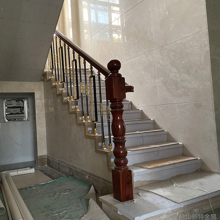 纯铜楼梯扶手 家装新品铜楼梯