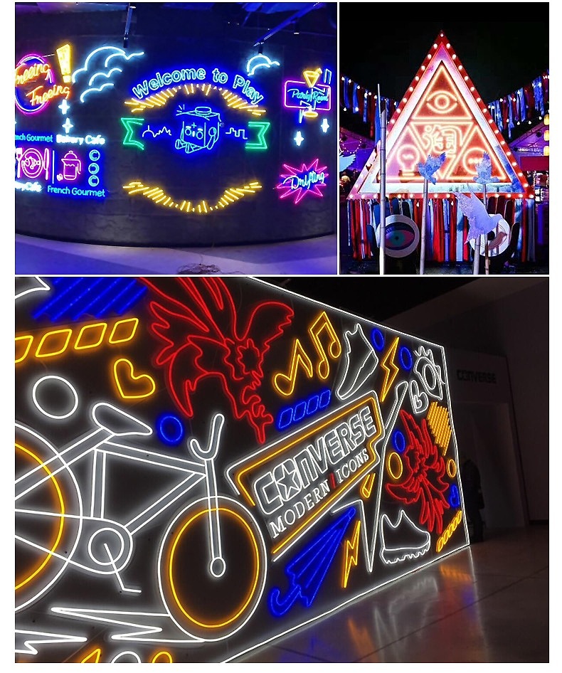 LED柔性霓虹灯发光字酒吧造型装饰广告牌logo设计定