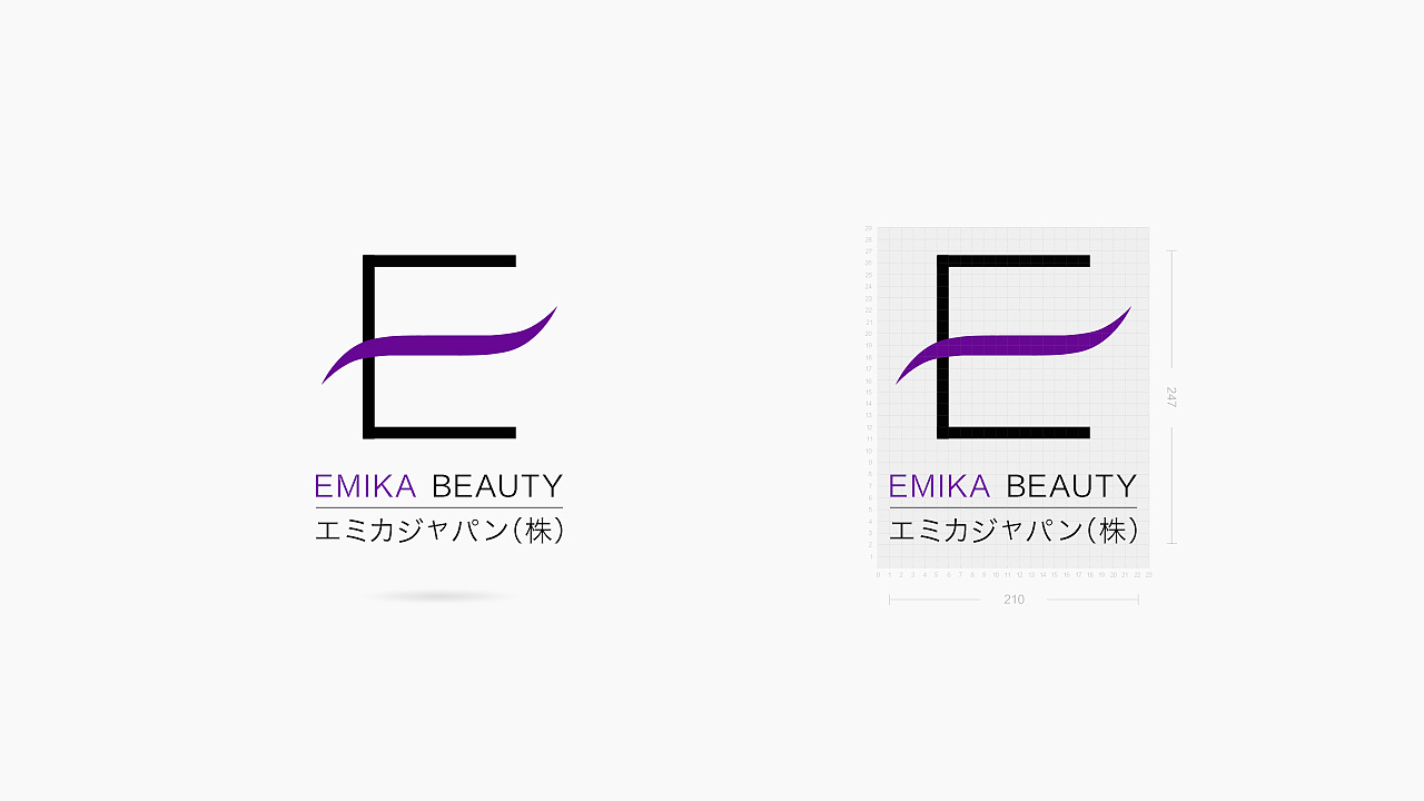 日本“ EMIKA BEAUTY_ 惠美佳 ”护肤机构品牌VI练习