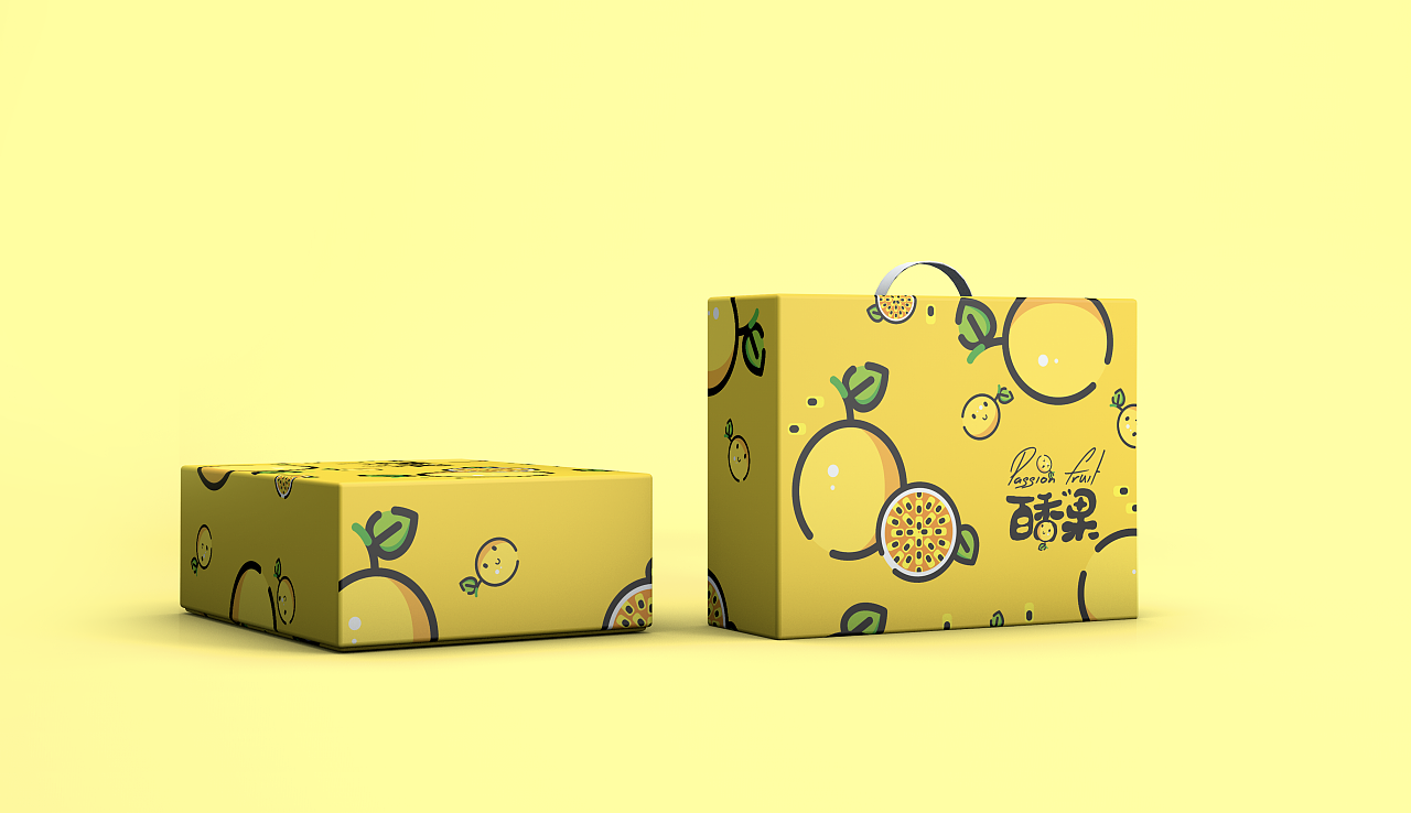 【原创】水果手绘包装设计-百香果