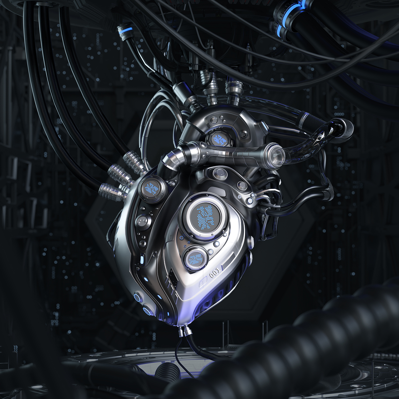 2021渲染-C4D+PS（三文鱼）（图ZMjg2NTMyMDY4） - 场景 - 站酷设计师深海的三维鱼原创素材 - 站酷ZCOOL