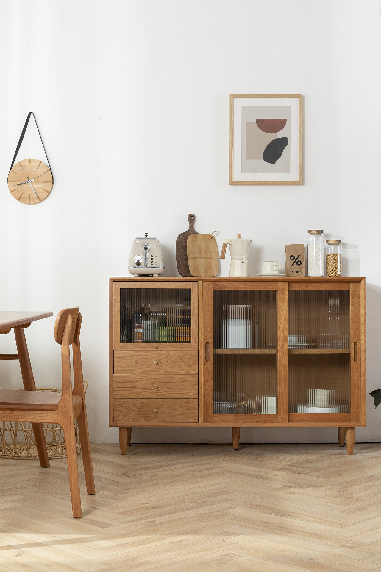 家居摄影-餐边柜（家具摄影、北欧实木家居拍摄）