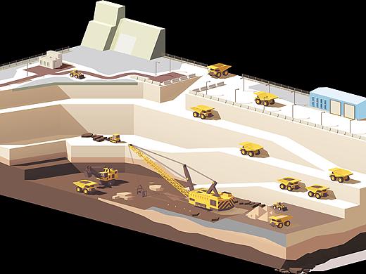 2.5D建筑工地（个人主页-ZMzYzMzI2MDg=） - 其他UI - 站酷设计师拿着菠萝的猪原创素材 - 站酷ZCOOL