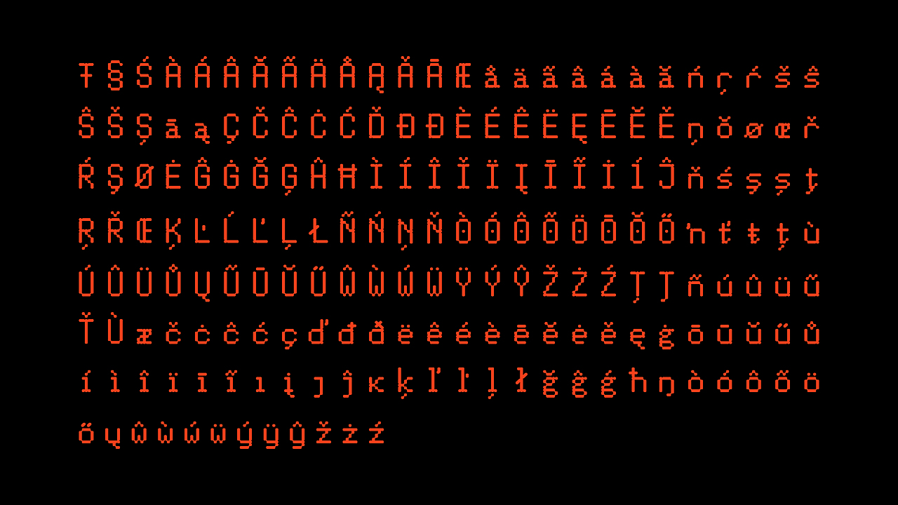 LL BLACK MATRIX|西文字体