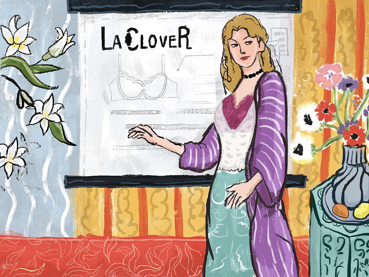 文胸插画（图ZMjI0Nzk5ODg0） - 创作习作 - 站酷设计师冬至四号原创素材 - 站酷ZCOOL