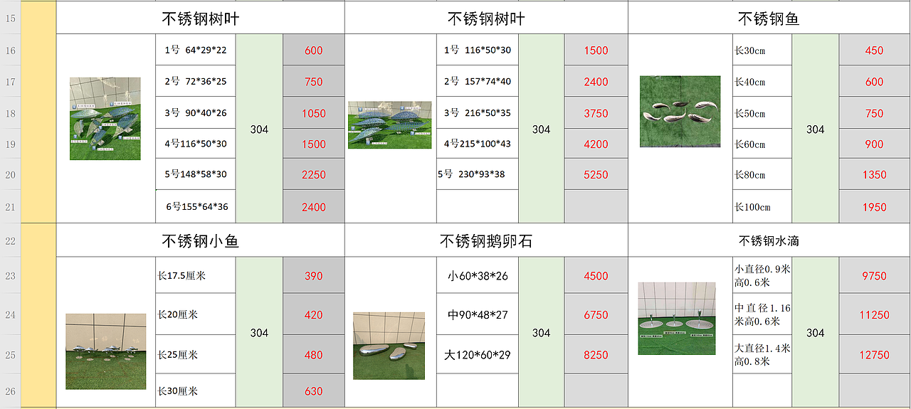 德森-【雕塑-各种成品】【资料库】图册展示bd.表格111