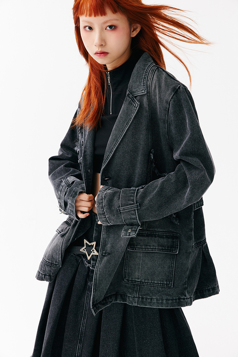 模特欢子|红发摇滚少女