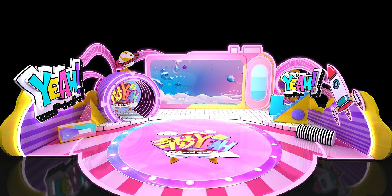 山东电视台生活频道演播厅|三维|场景|大mandy - 原创作品 - 站酷 (zc