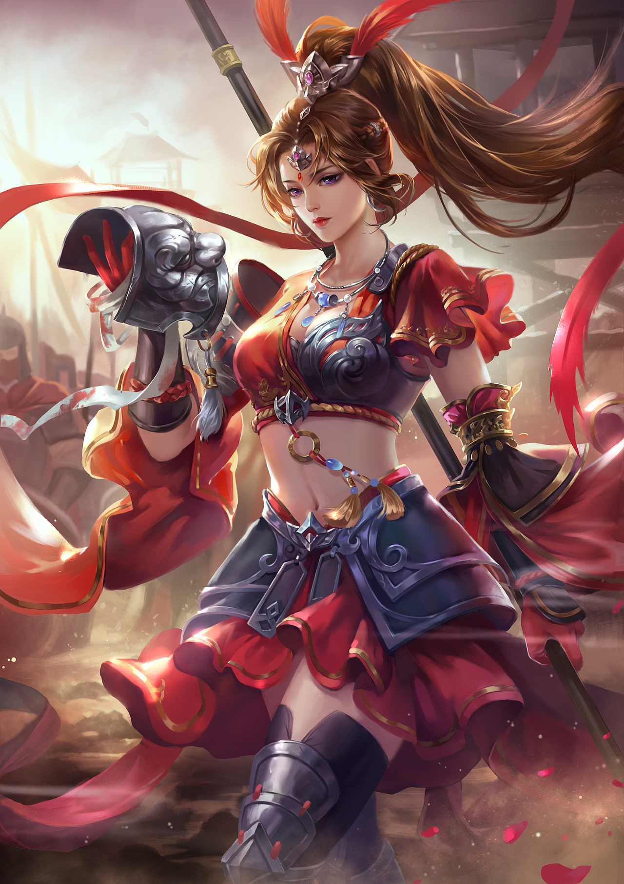 三国杀卡牌糜夫人马云禄曹婴灵雎