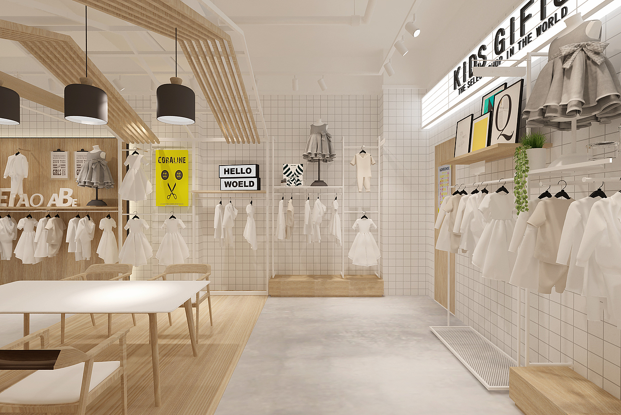 pu&su童装店（图ZMTI3NDYyMDY4） - 家装设计 - 站酷设计师CCY设计原创素材 - 站酷ZCOOL