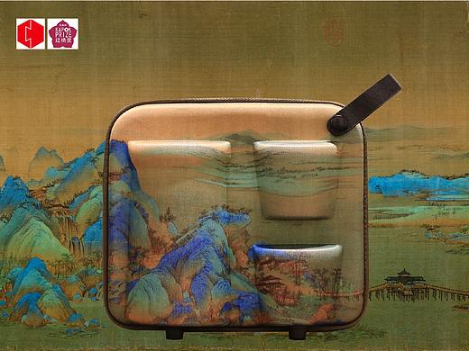 故宫文化 千里江山图 便携旅行茶具