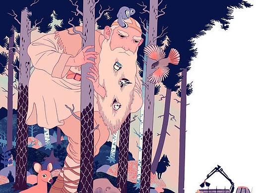 Eero Lampinen 丨芬兰糖果色的奇幻插画师