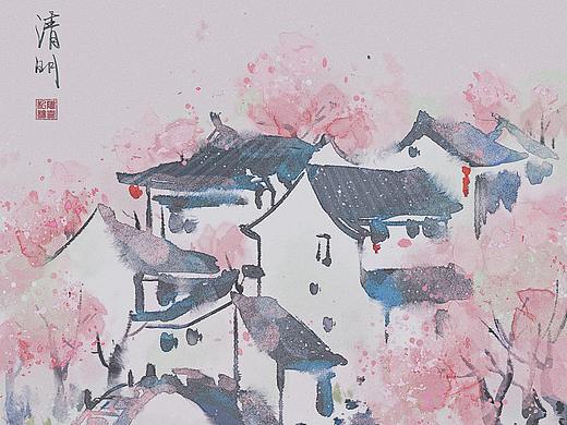 【ps板绘】杏花村