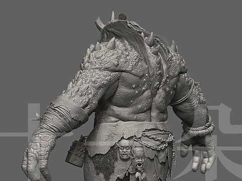 Zbrush电影模型制作 兽人