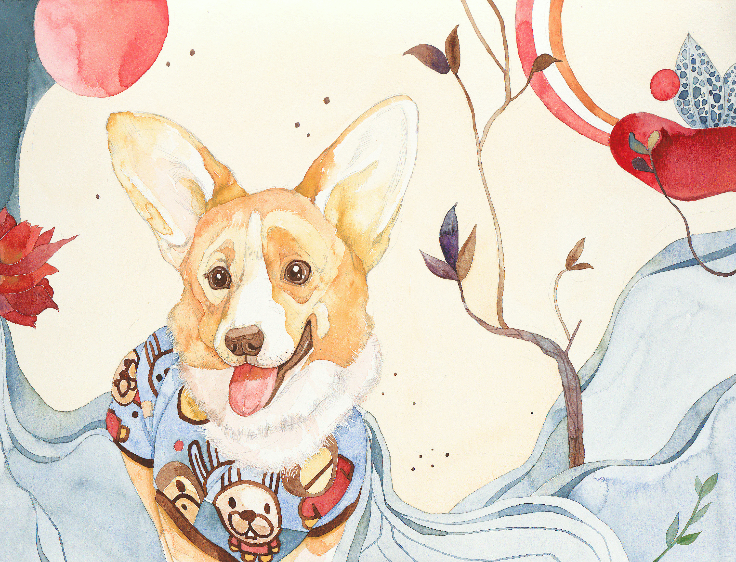 柯柯柯柯基|插画|商业插画|程克你 - 原创作品 - 站酷 (zcool)