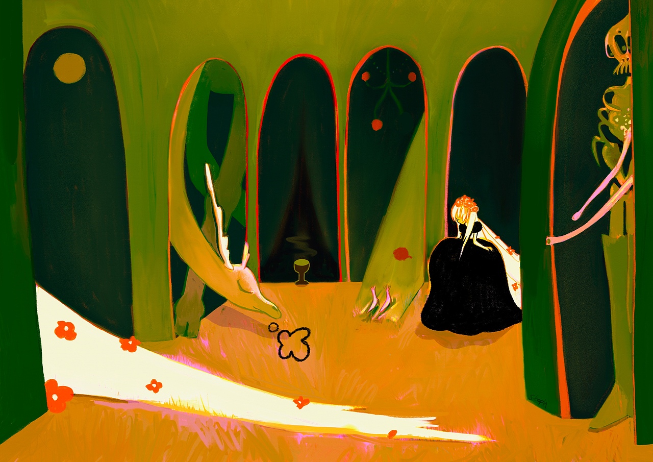 “门”，用我的插画制作的小动画（图ZMjg0NDkwMDg0） - 艺术插画 - 站酷设计师StephZ原创素材 - 站酷ZCOOL