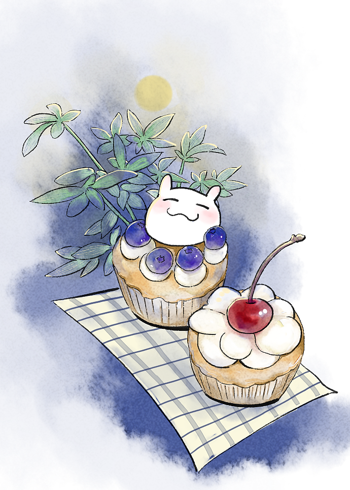 甜品兔子（图ZMTE2MTU4ODQ0） - 创作习作 - 站酷设计师阿宝音原创素材 - 站酷ZCOOL