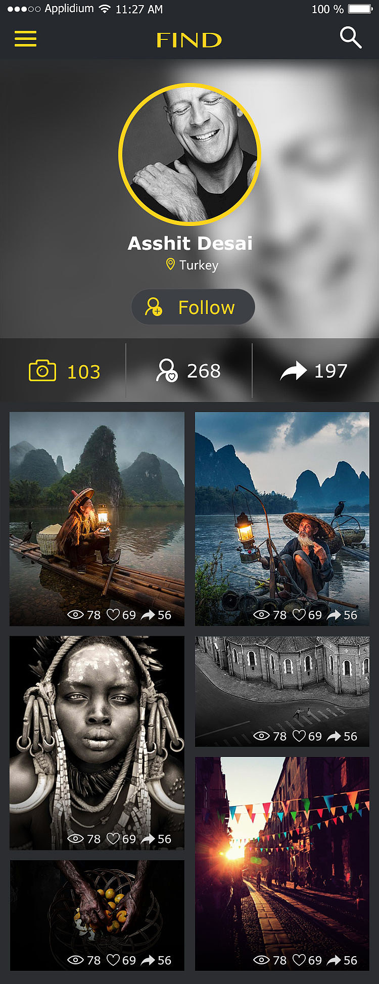 GUI APP——FIND（图ZNzI4NTQ3Njg=） - APP界面 - 站酷设计师Moy_yang原创素材 - 站酷ZCOOL