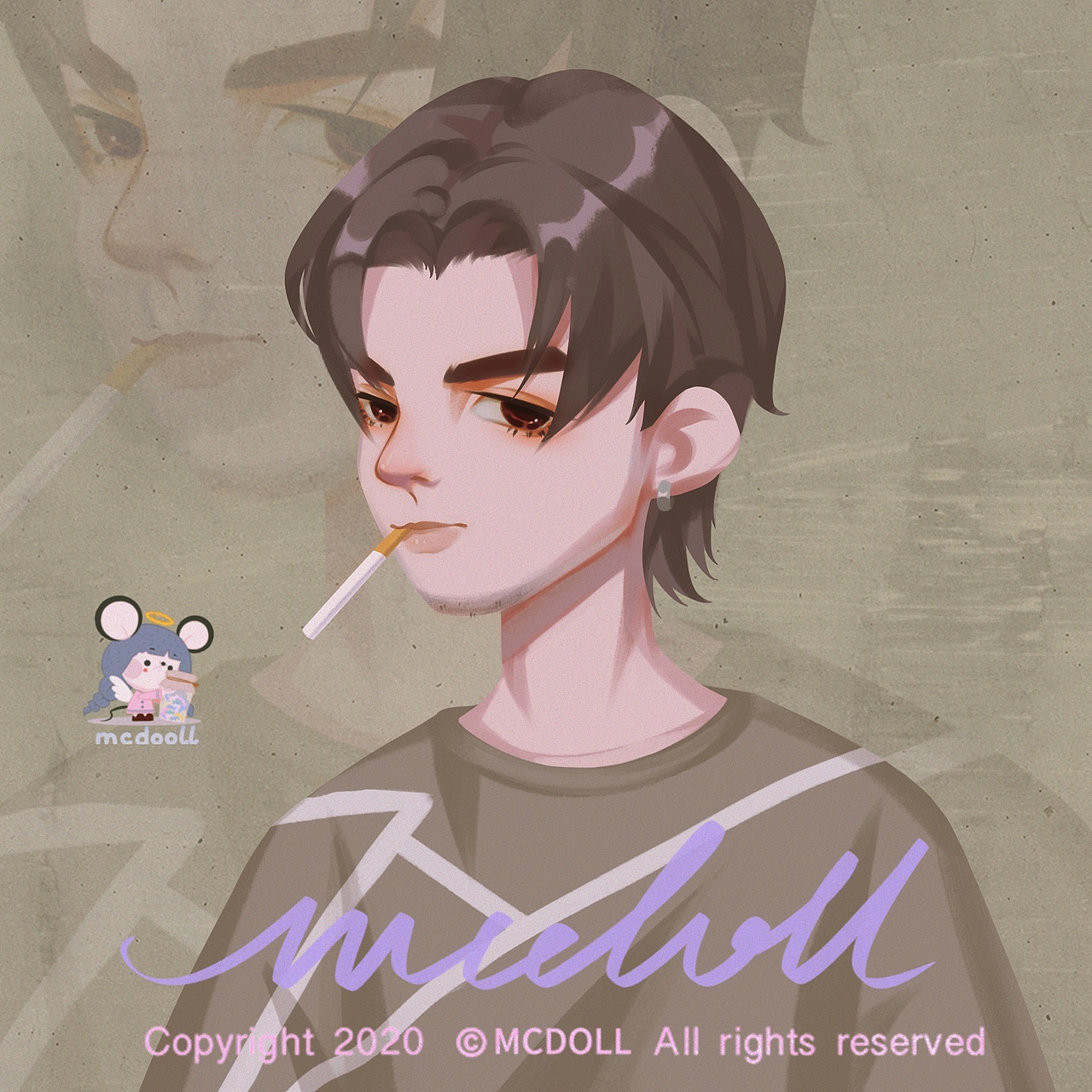 一些头像委托（图ZMjE5MTM4Nzg0） - 商业插画 - 站酷设计师mcdoll_麦兜原创素材 - 站酷ZCOOL