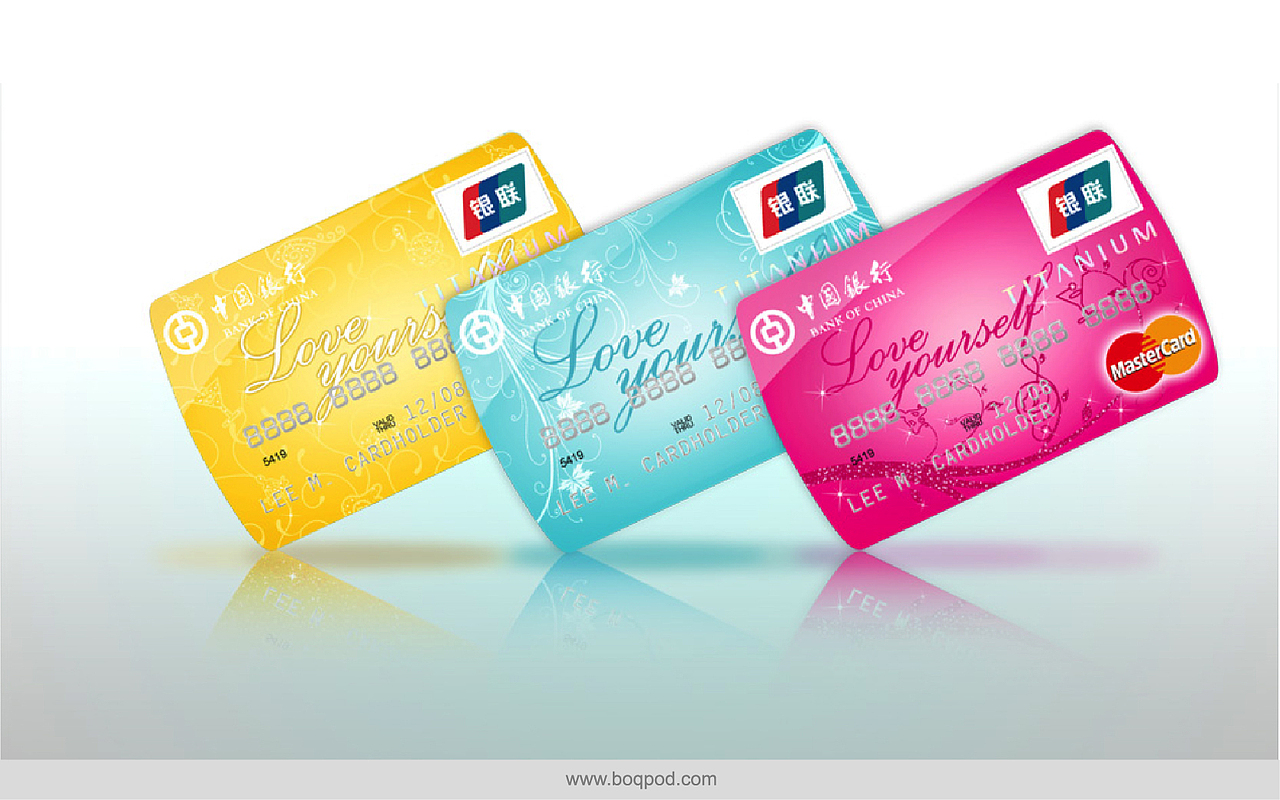 中国银行钛金女士卡 | 卡面 海报 活动 | boqpod荚果