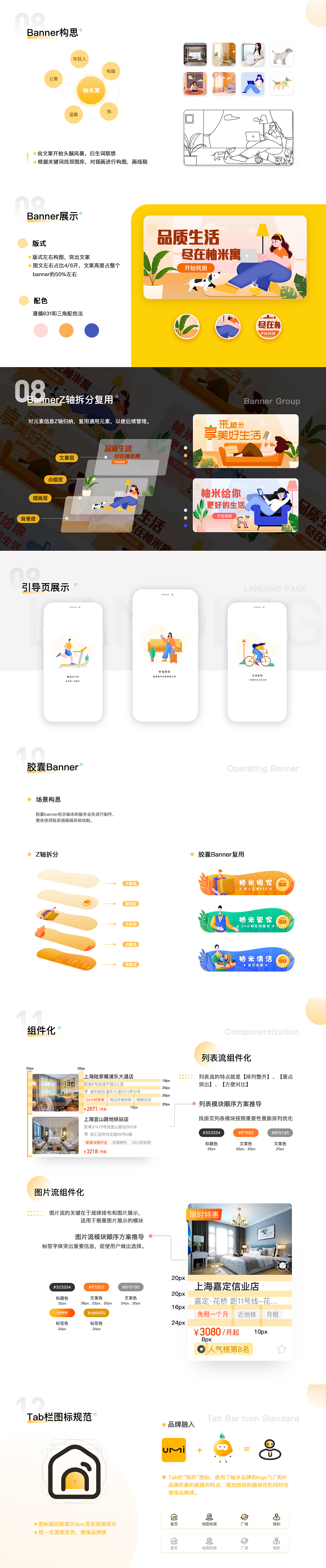 【柚米租房APP】设计重构&体验优化（图ZMjM0MDI5NDky） - APP界面 - 站酷设计师发际线保护协会_原创素材 - 站酷ZCOOL