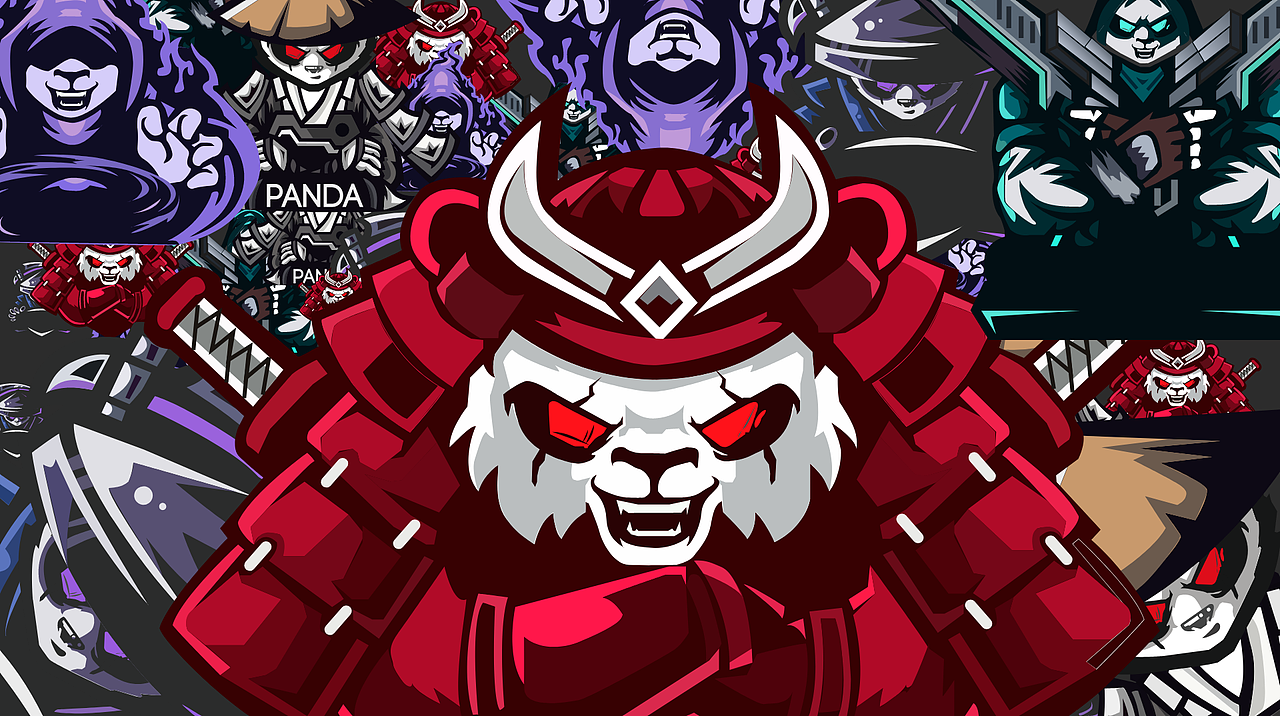 「列阵在南」个人品牌vi ip 暴力熊猫「朱雀」