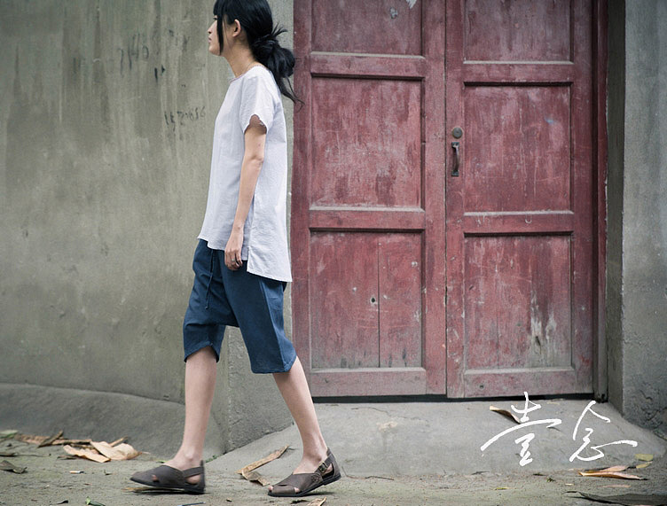 壹念原创女士夏装纯棉手工走线文艺百搭短袖套头T恤 女式纯棉T恤（图ZMTYzNjgwMjQ=） - 休闲/流行服饰 - 站酷设计师王善斌原创素材 - 站酷ZCOOL