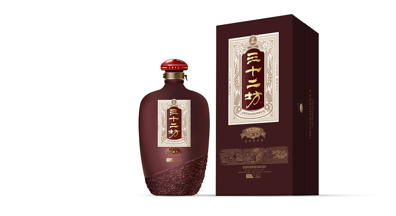 三十二坊酒包装设计（图ZNDQxNDgxMzY=） - 包装 - 站酷设计师笨笨欢原创素材 - 站酷ZCOOL