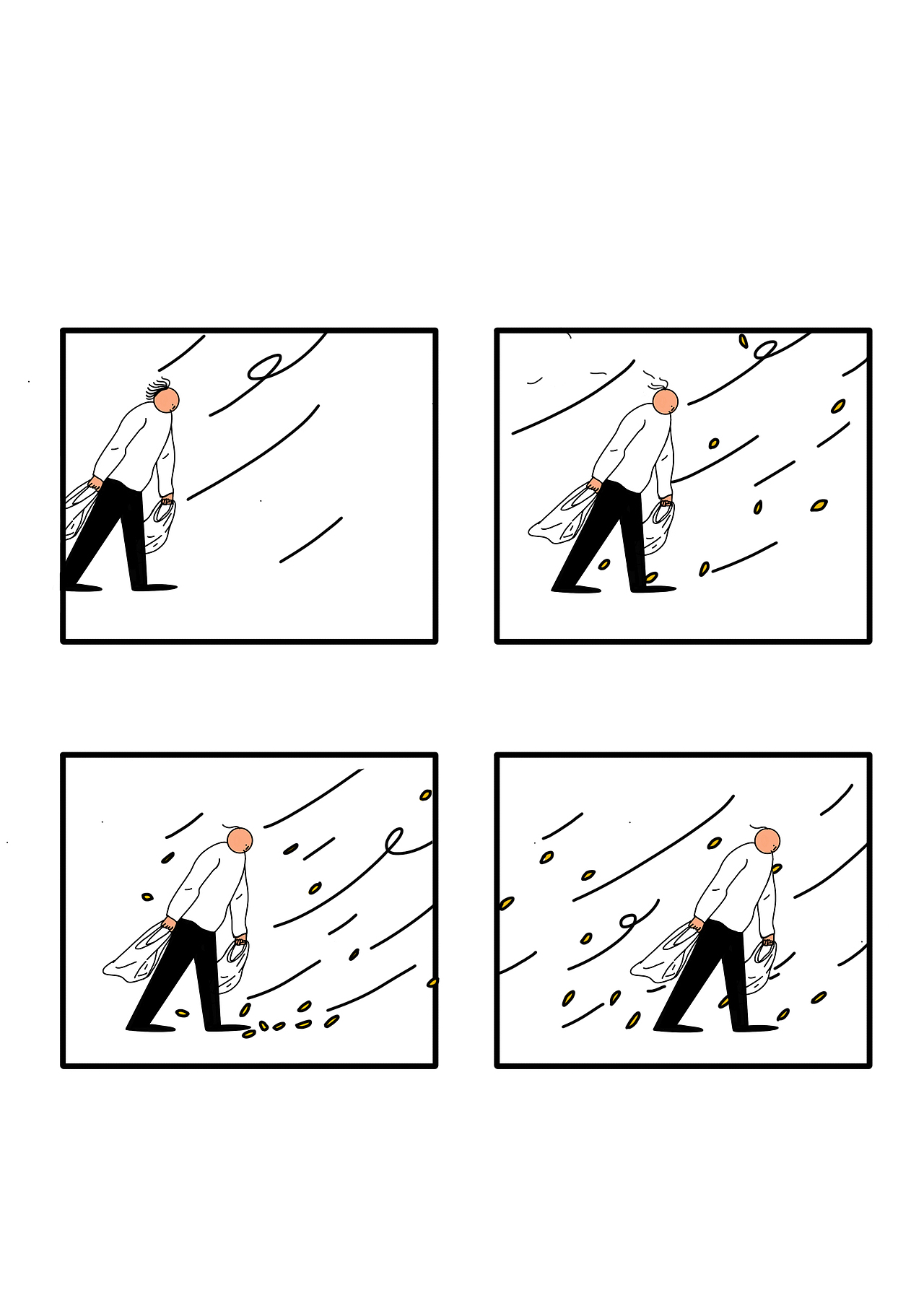 “蒲公英发廊”品牌插画设计（图ZODA3NDk1OTY=） - 品牌 - 站酷设计师勉强小僧原创素材 - 站酷ZCOOL