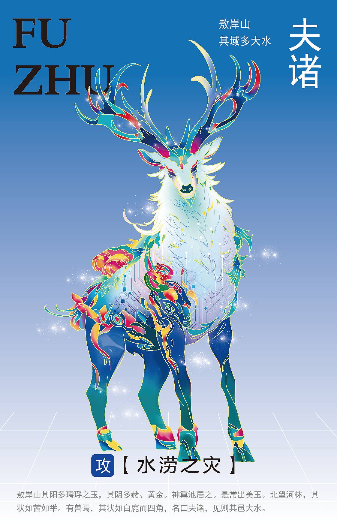 山海经异兽系列 桌游异兽卡牌设计(二)