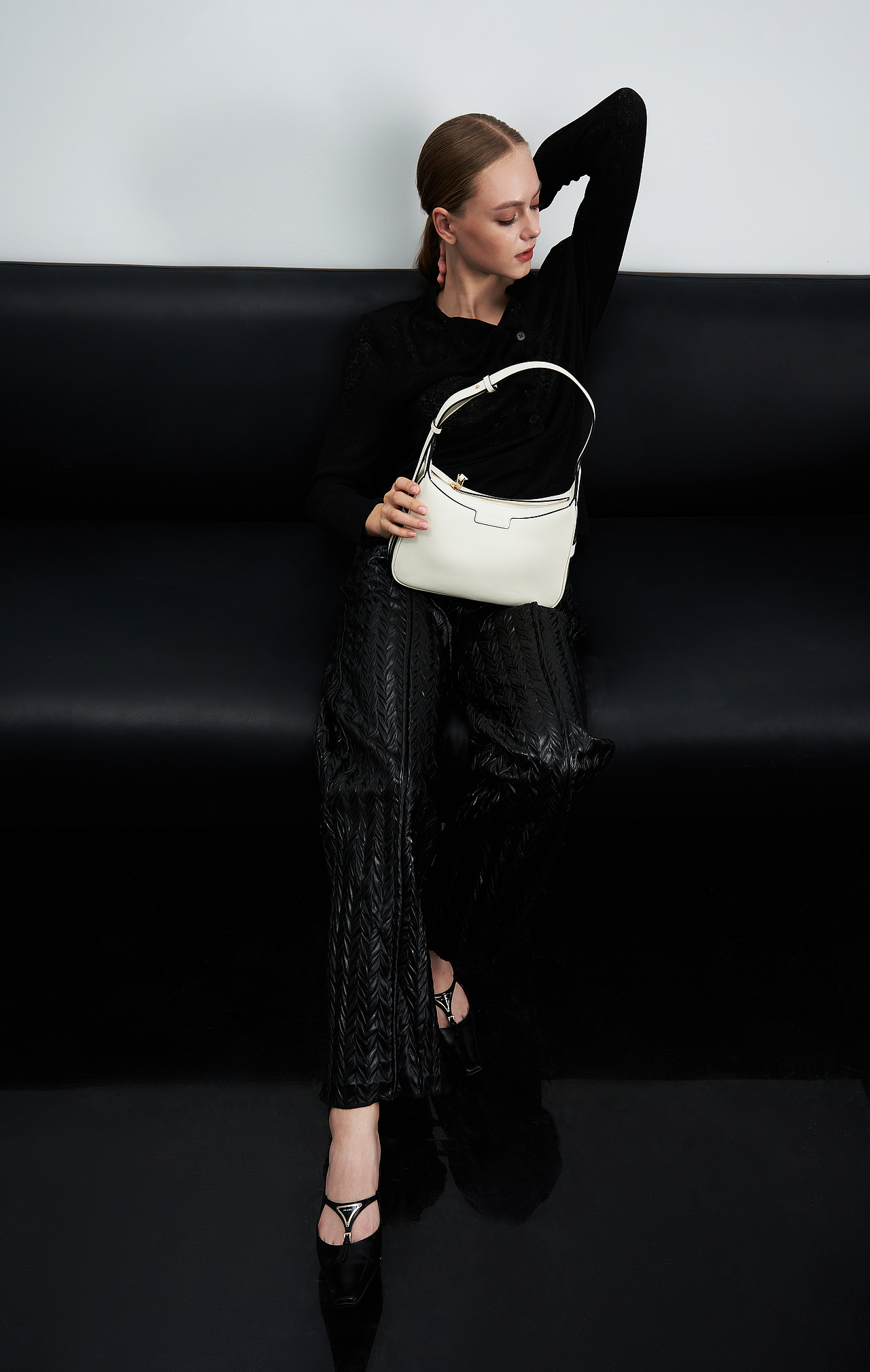 极简女包拍摄|黑白极简|商业摄影|高级感女士包